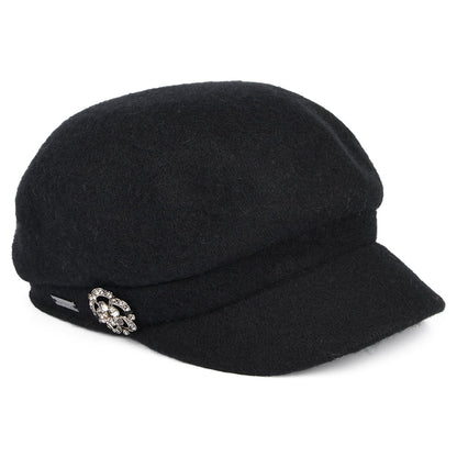 Casquette Gavroche Crystal noir BETMAR