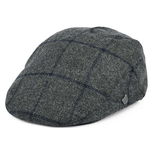 Casquette Plate en Moon à Carreaux Cambridge gris FAILSWORTH