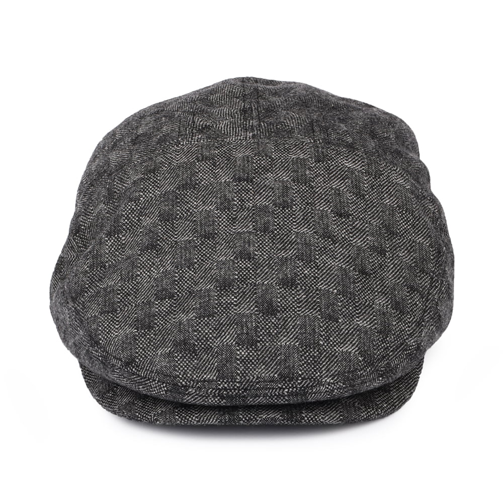 Casquette Plate en Laine Mélangée Becker noir BAILEY