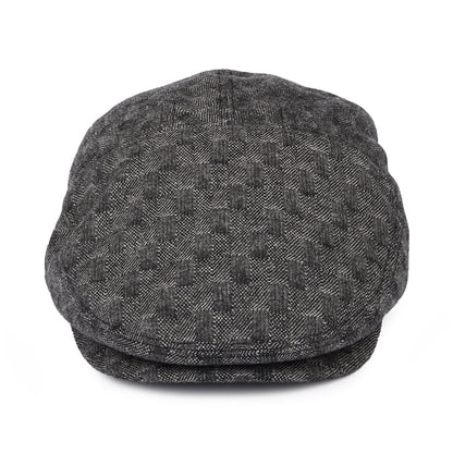 Casquette Plate en Laine Mélangée Becker noir BAILEY
