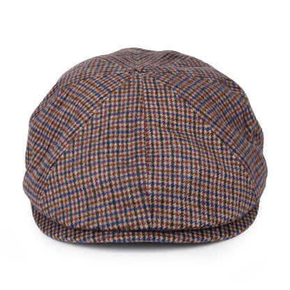 Casquette Gavroche en Laine Mélangée Pied-de-Poule Finnegan ocre BAILEY