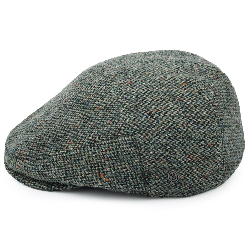 Casquette Plate en Tweed du Donegal Cairnglass multicolore JAXON & JAMES