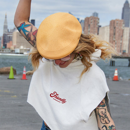 Casquette Plate en Tropic 504 Ventair abricot KANGOL