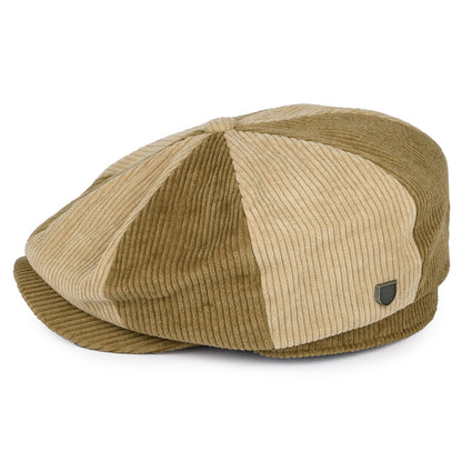 Casquette Gavroche en Velours Côtelé Ample Brood bronze-sable BRIXTON