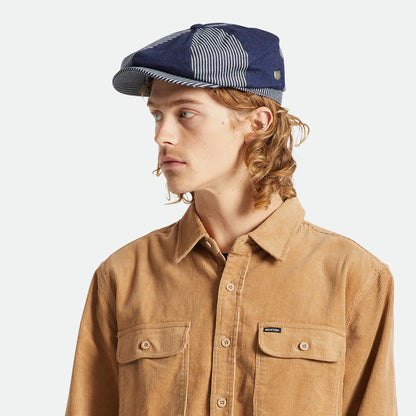 Casquette Gavroche Ample Brood denim BRIXTON