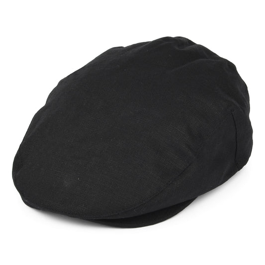 Casquette Plate en Chanvre Hooligan X noir BRIXTON