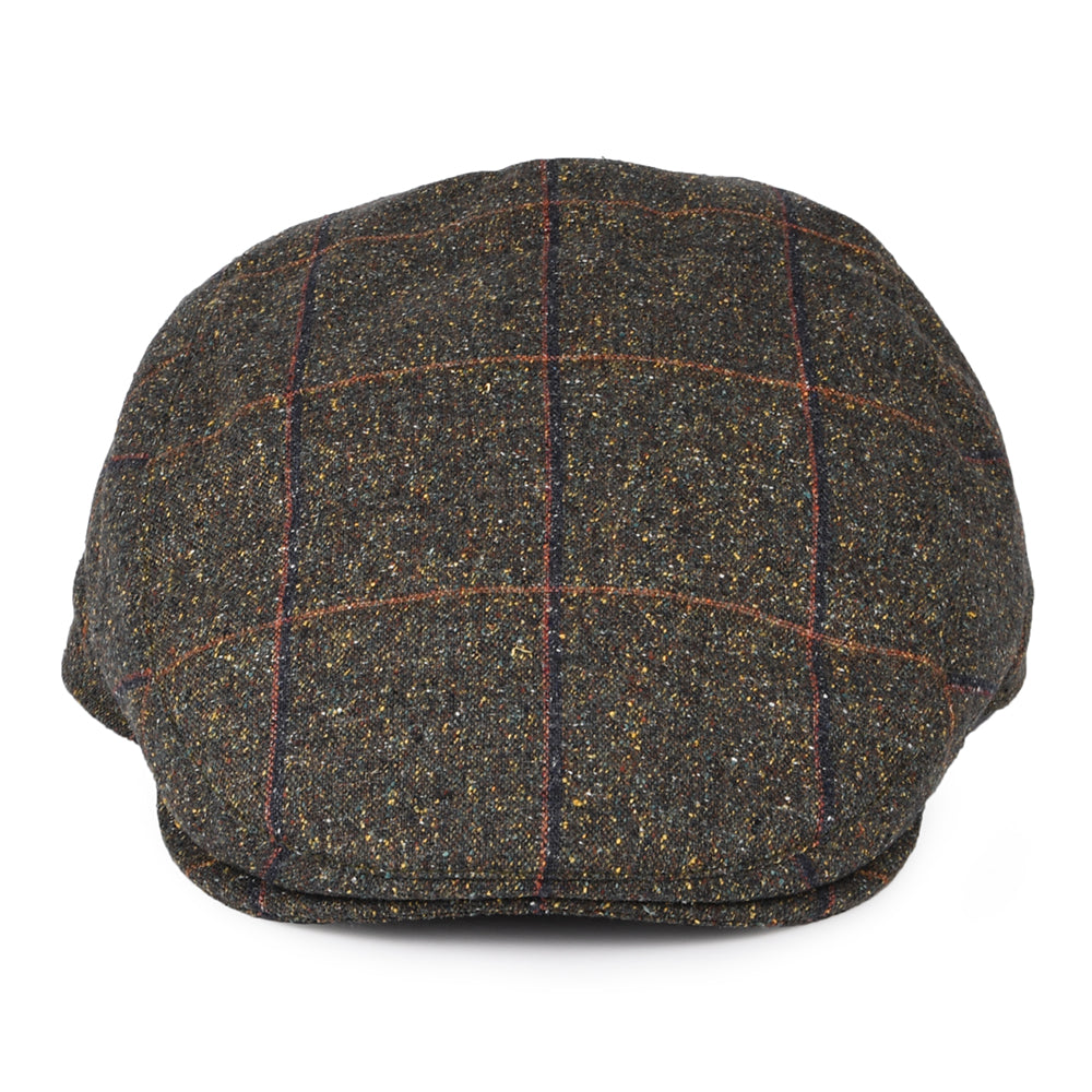 Casquette Plate en Soie et Coton Mallalieus Sports loden FAILSWORTH