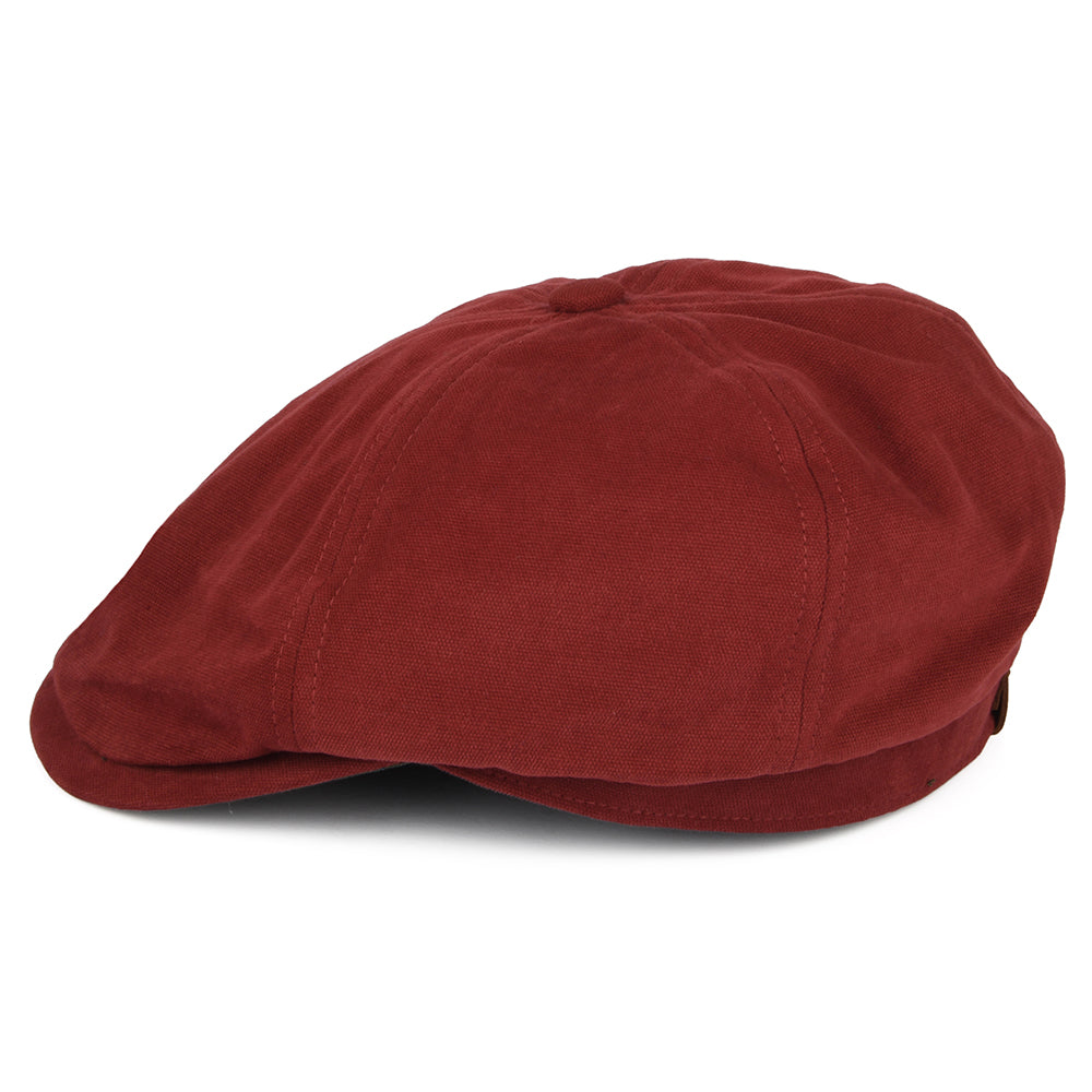 Casquette Gavroche en Toile de Coton Hudson rouge brique-khaki FAILSWORTH