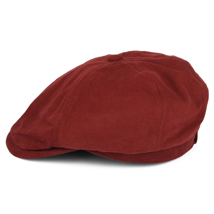 Casquette Gavroche en Toile de Coton Hudson rouge brique-khaki FAILSWORTH