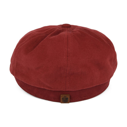 Casquette Gavroche en Toile de Coton Hudson rouge brique-khaki FAILSWORTH