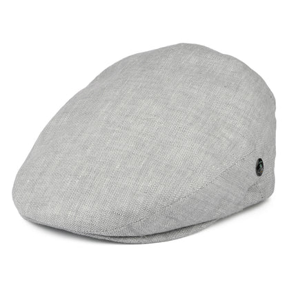 Casquette Plate en Lin à Micro Chevrons bleu glacé CITY SPORT