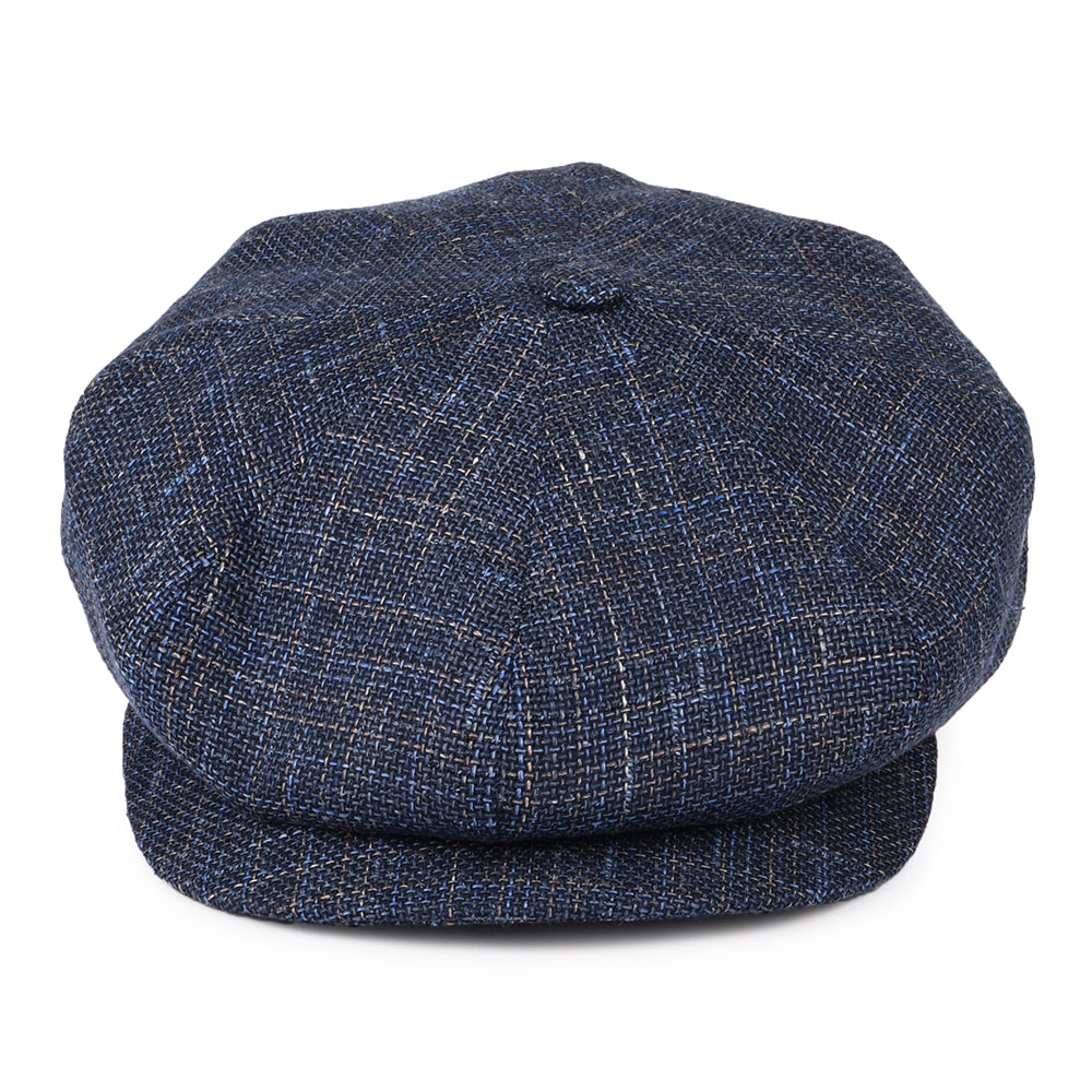 Casquette Gavroche en Lin et Coton bleu marine CITY SPORT