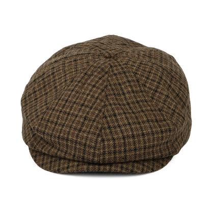 Casquette Gavroche Pied-de-Poule Brood caramel-noir BRIXTON