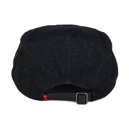 Casquette Plate en Jean avec Étiquette Vierge Driver bleu foncé LEVI'S