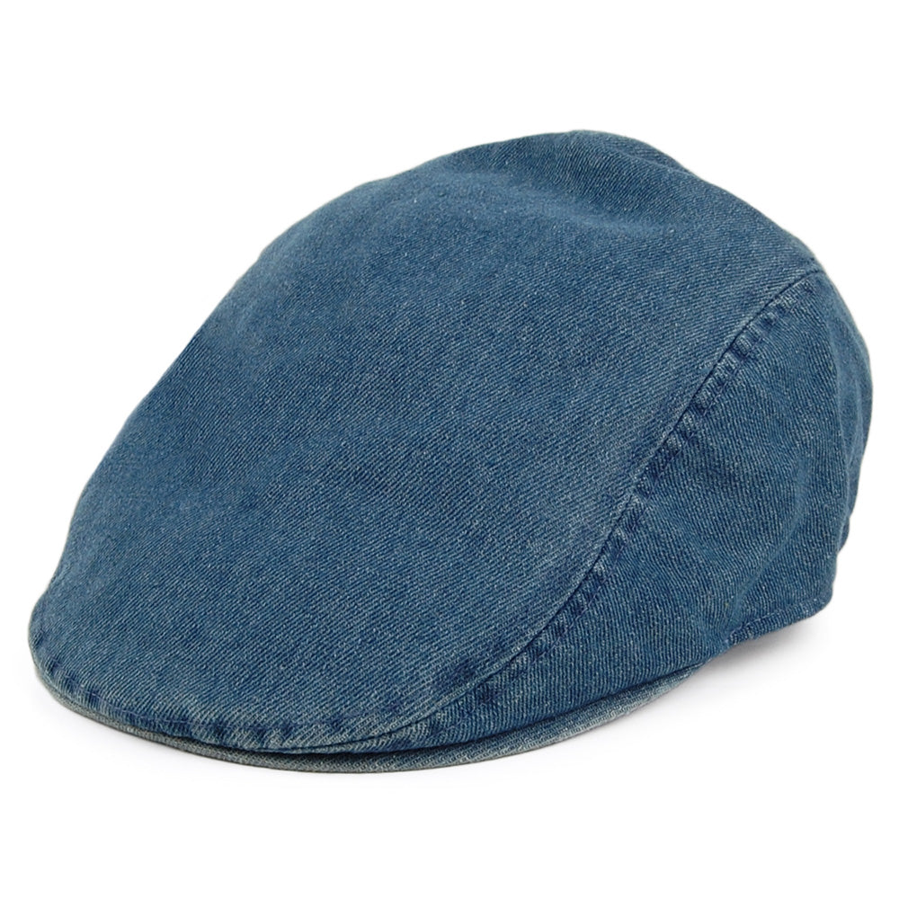 Casquette Plate en Jean avec Étiquette Vierge Driver denim LEVI'S