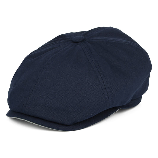 Casquette Gavroche en Toile de Coton Hudson bleu marine-menthe FAILSWORTH