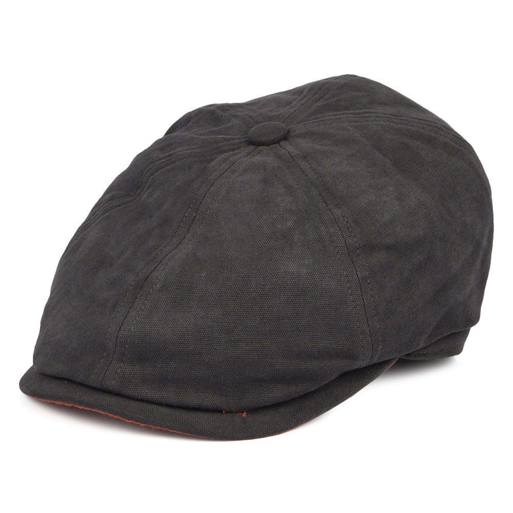 Casquette Gavroche en Toile de Coton Hudson gris anthracite-argile FAILSWORTH