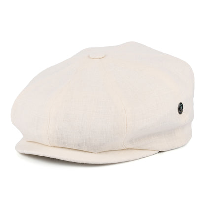 Casquette Gavroche en Lin crème CITY SPORT