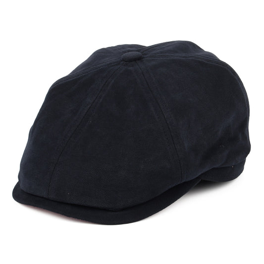 Casquette Gavroche en Toile de Coton Hudson bleu marine-saumon FAILSWORTH