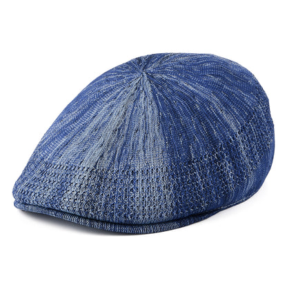 Casquette Plate en Tropic 507 Ventair Colour Burst bleu denim KANGOL