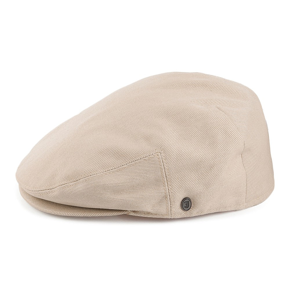 Casquette Plate en Coton beige JAXON & JAMES