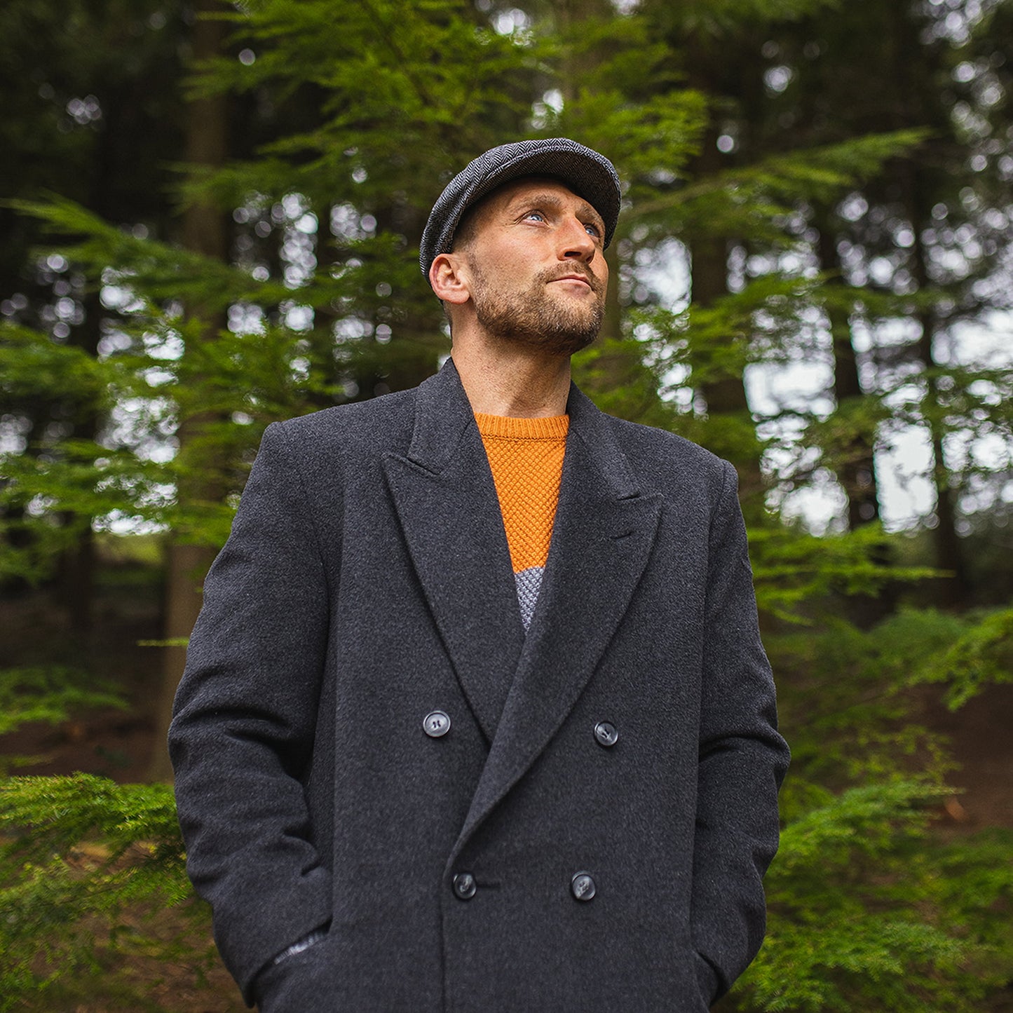 Casquette Gavroche à Chevrons gris JAXON & JAMES