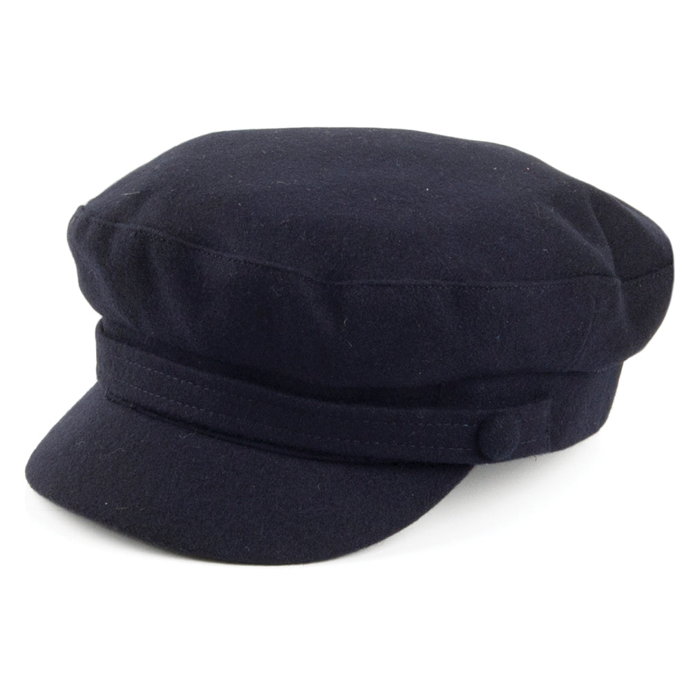 Casquette de Marin en Melton Mariner bleu marine FAILSWORTH