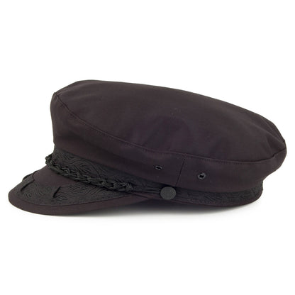 Casquette de Marin Grec en Coton Classic noir JAXON & JAMES