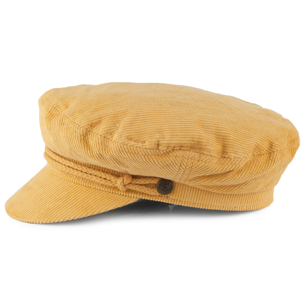 Casquette de Marin en Velours Côtelé Ashland moutarde BRIXTON