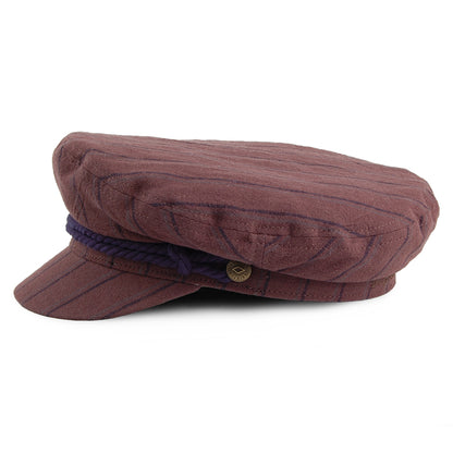 Casquette de Marin Fiddler à Rayures châtaigne BRIXTON