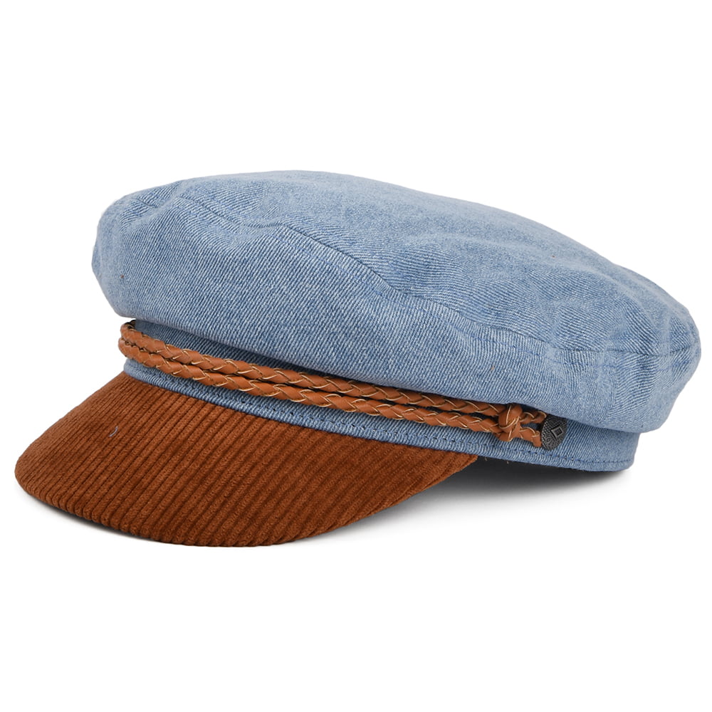 Casquette de Marin Ashland bleu clair-marron BRIXTON
