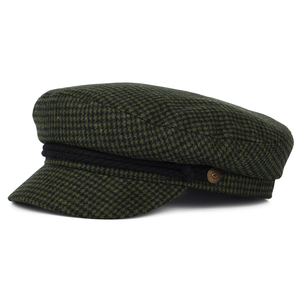 Casquette de Marin Pied-de-Poule mousse-noir BRIXTON