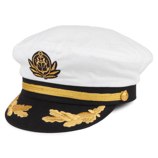 Casquette de Capitaine blanc VILLAGE HATS