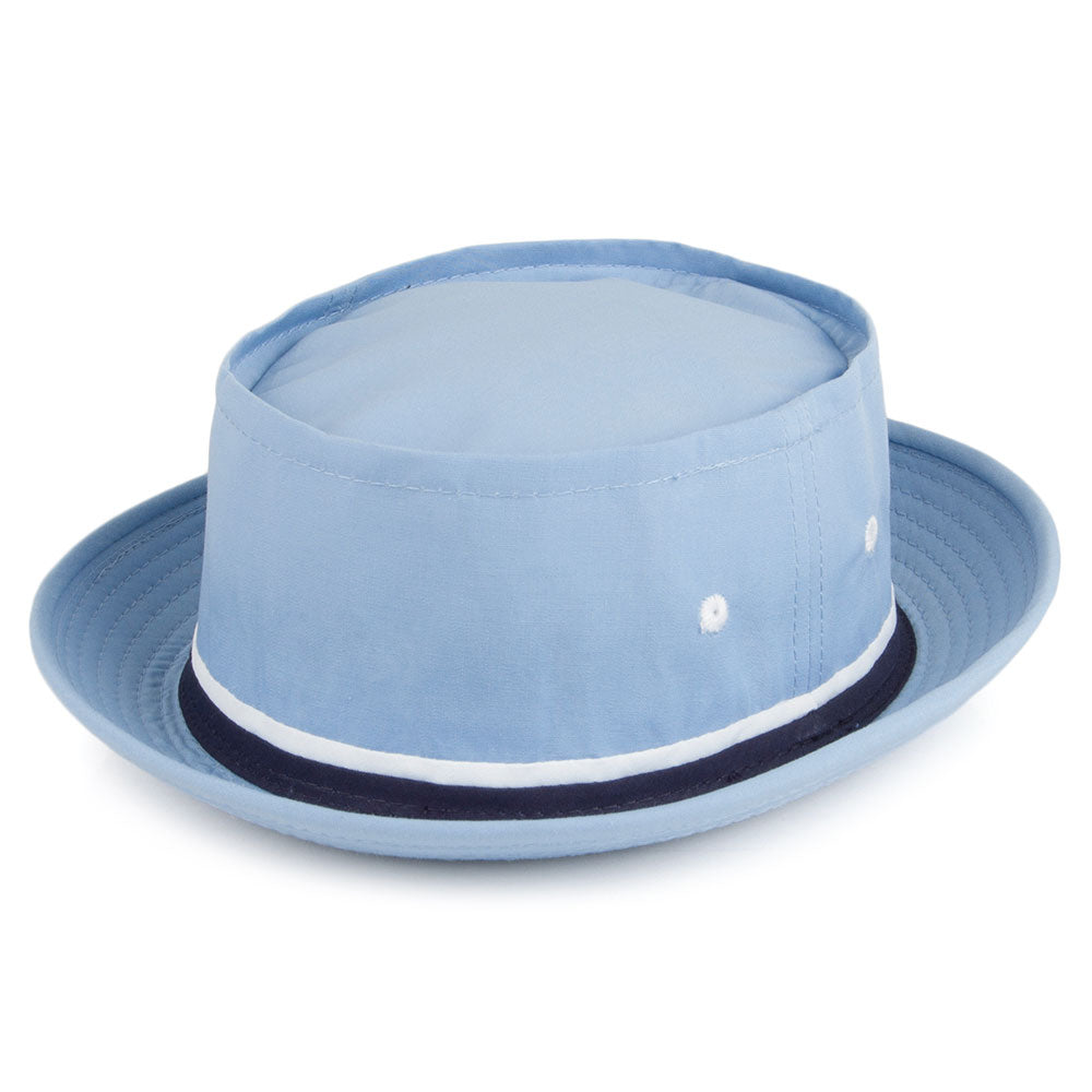 Chapeau Bob Pliable bleu clair DORFMAN-PACIFIC