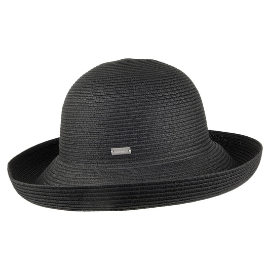 Chapeau Été Classic Roll Up noir BETMAR