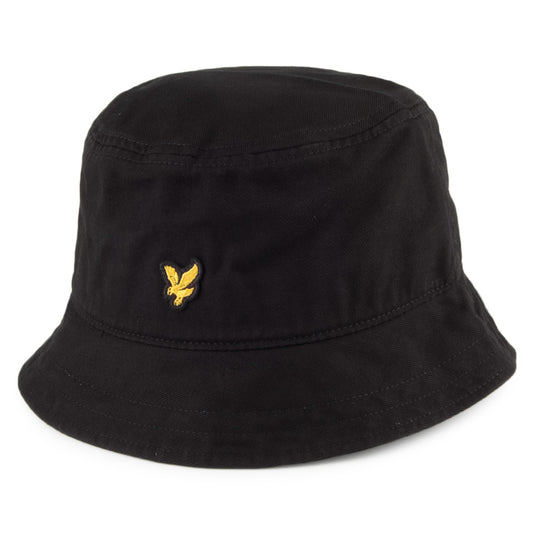 Chapeau Bob en Coton Sergé noir LYLE & SCOTT