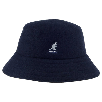 Chapeau Bob en Laine Lahinch bleu marine KANGOL