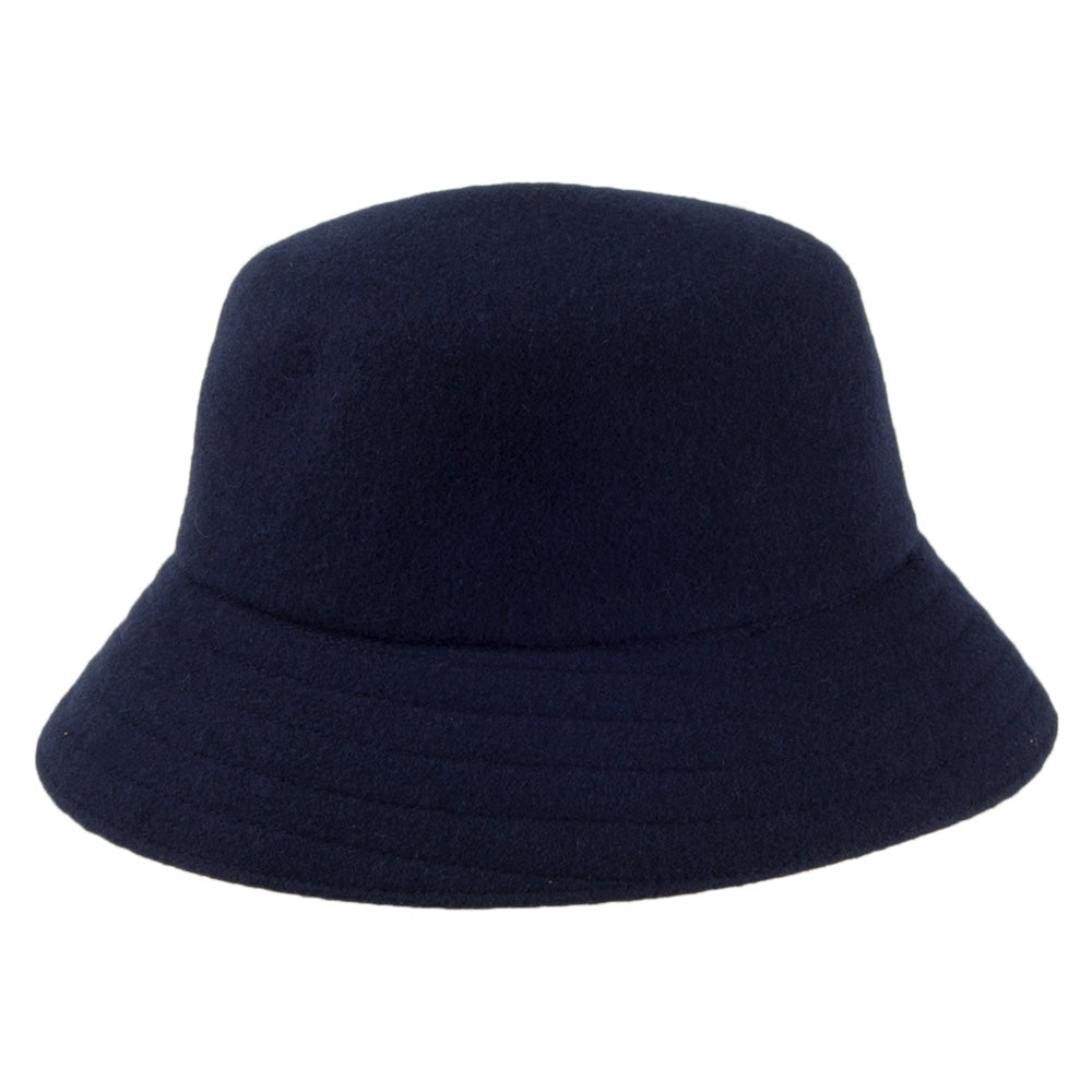 Chapeau Bob en Laine Lahinch bleu marine KANGOL