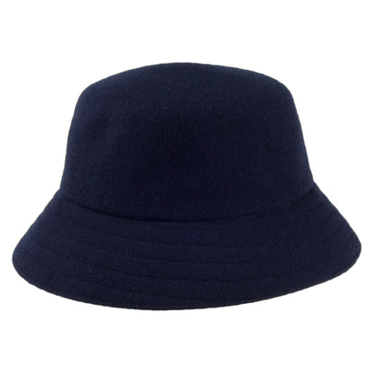 Chapeau Bob en Laine Lahinch bleu marine KANGOL