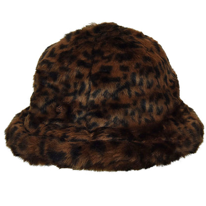 Chapeau Bob en Fausse Fourrure Casual léopard KANGOL