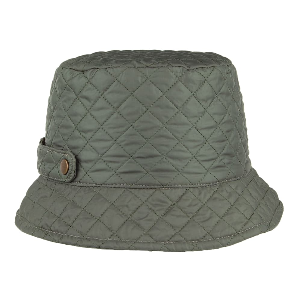 Chapeau Bob Matelassé Pliable olive SCALA