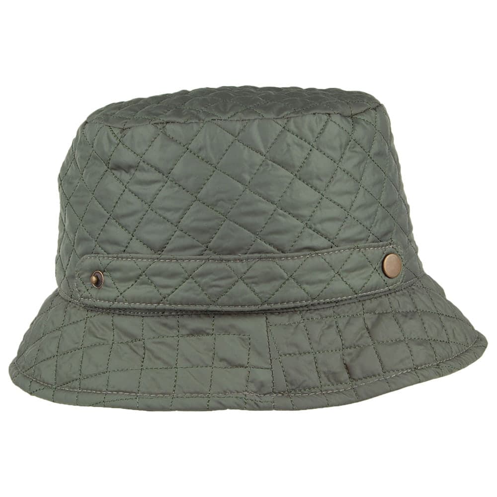 Chapeau Bob Matelassé Pliable olive SCALA