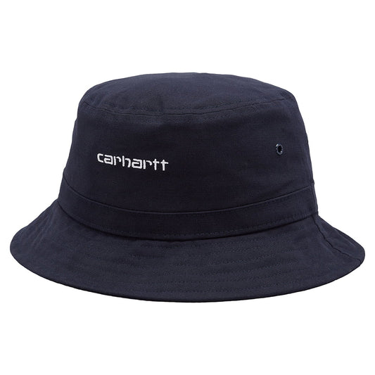 Chapeau Bob Script bleu marine foncé CARHARTT WIP