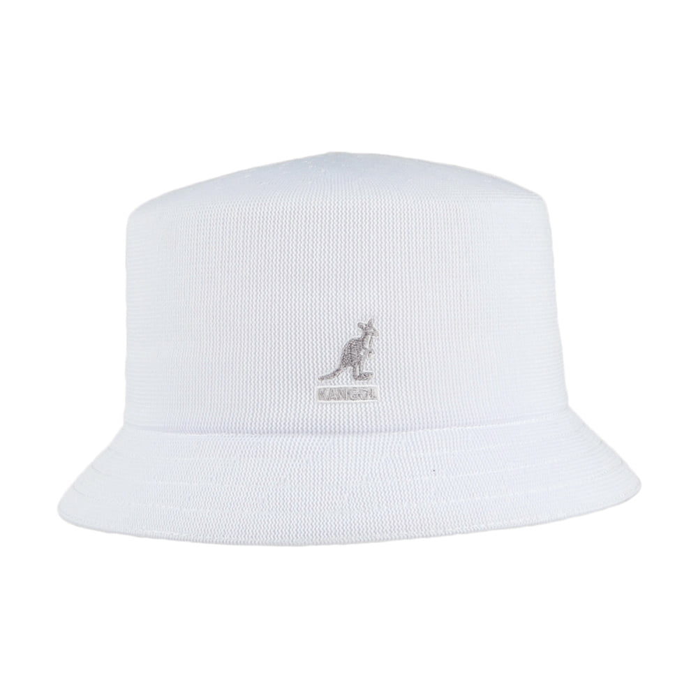 Chapeau Bob en Tropic Bin blanc KANGOL