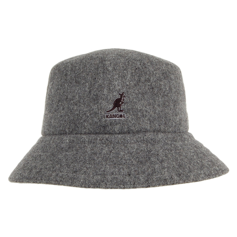 Chapeau Bob en Laine Lahinch gris KANGOL