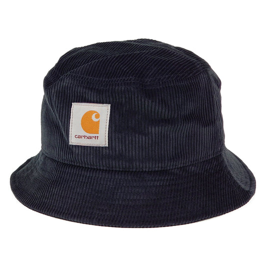 Chapeau Bob en Velours Côtelé bleu marine foncé CARHARTT WIP