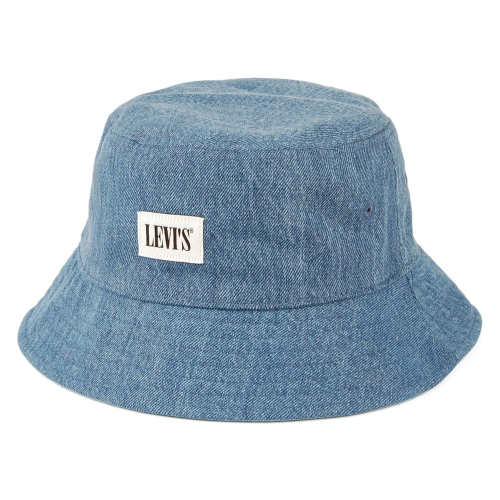 Chapeau Bob Réversible Serif Patch bleu moyen LEVI'S
