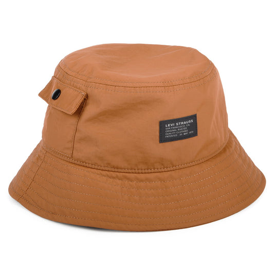 Chapeau Bob avec Poche No Horse Pull Logo Patch khaki LEVI'S