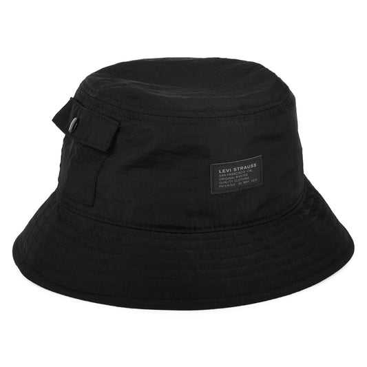 Chapeau Bob avec Poche No Horse Pull Logo Patch noir LEVI'S