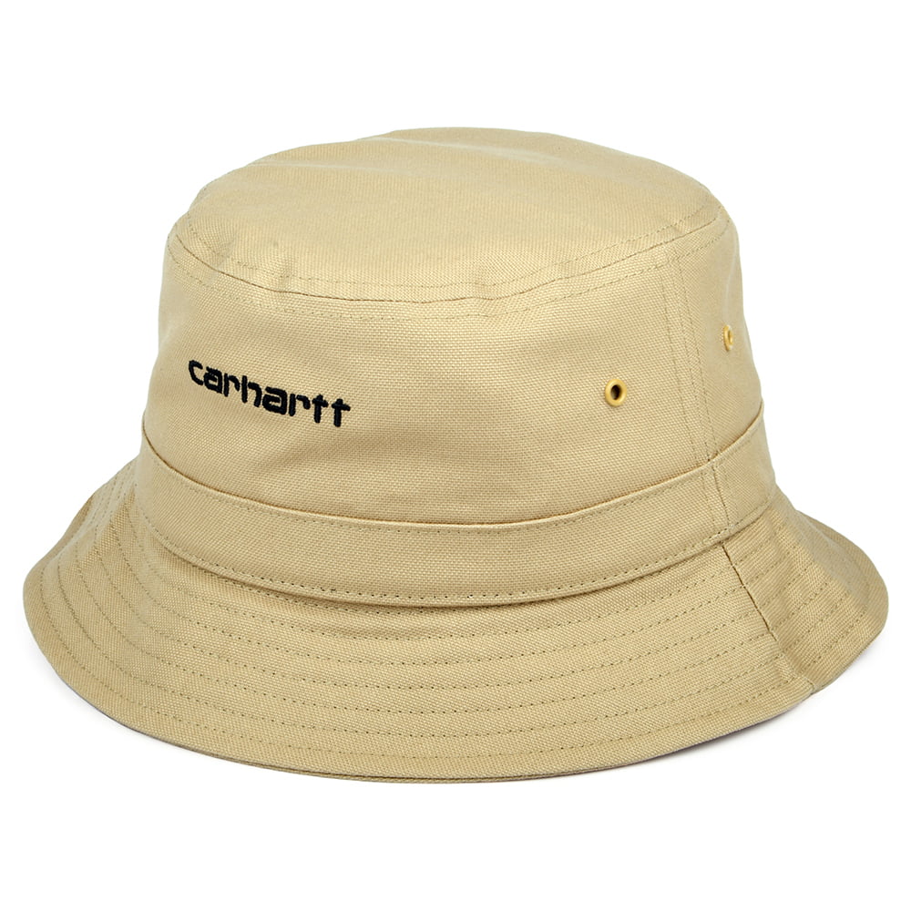 Chapeau Bob en Toile de Coton Script marron clair CARHARTT WIP